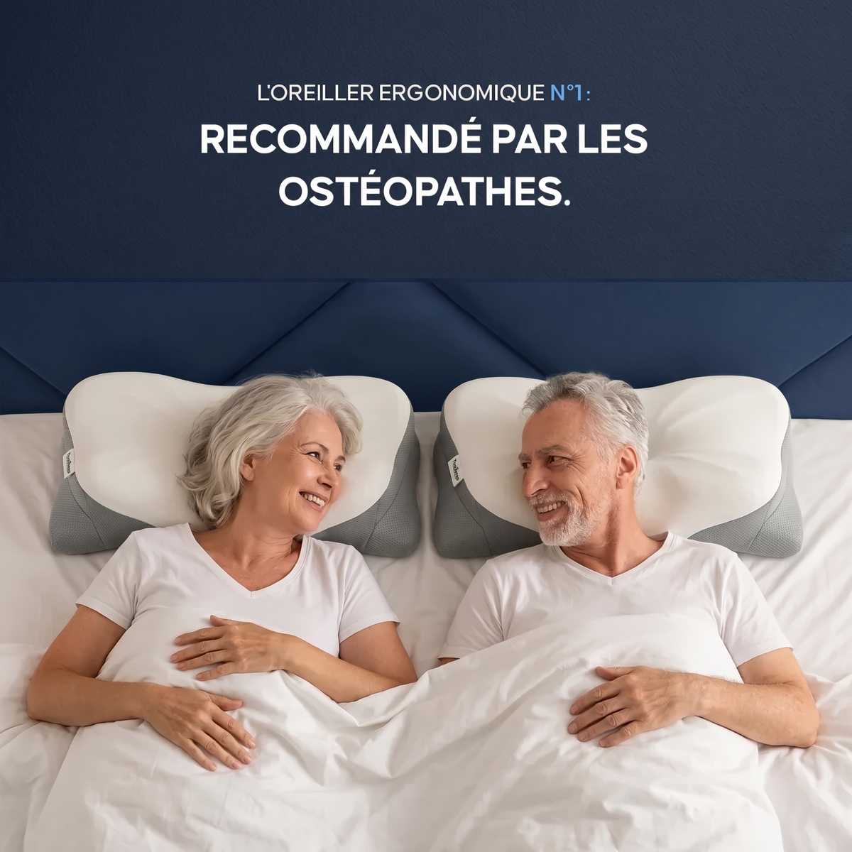 Oreiller cervical à mémoire de forme Novali